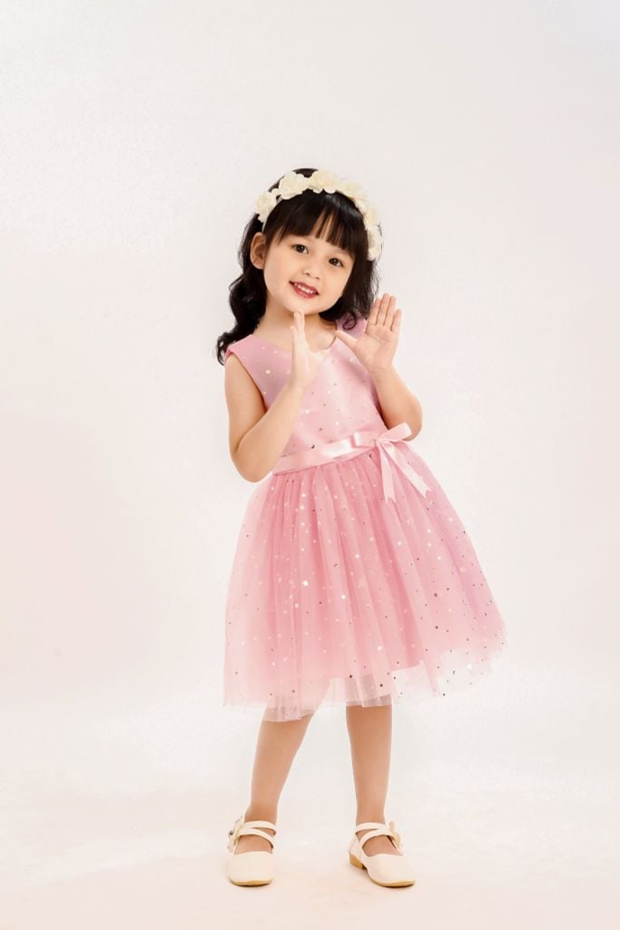 Quần áo bé Gái  Váy đầm bé gái  DG250702  Váy công chúa elsa kèm áo  choàng  Quần áo thời trang trẻ em giá sỉ