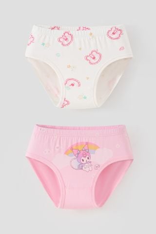 Combo 2 quần lót tam giác vải modal cao cấp bé gái Rabity 33038 – Màu ngẫu nhiên