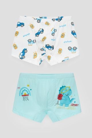 Combo 2 quần lót đùi vải Modal cao cấp bé trai Rabity 33039