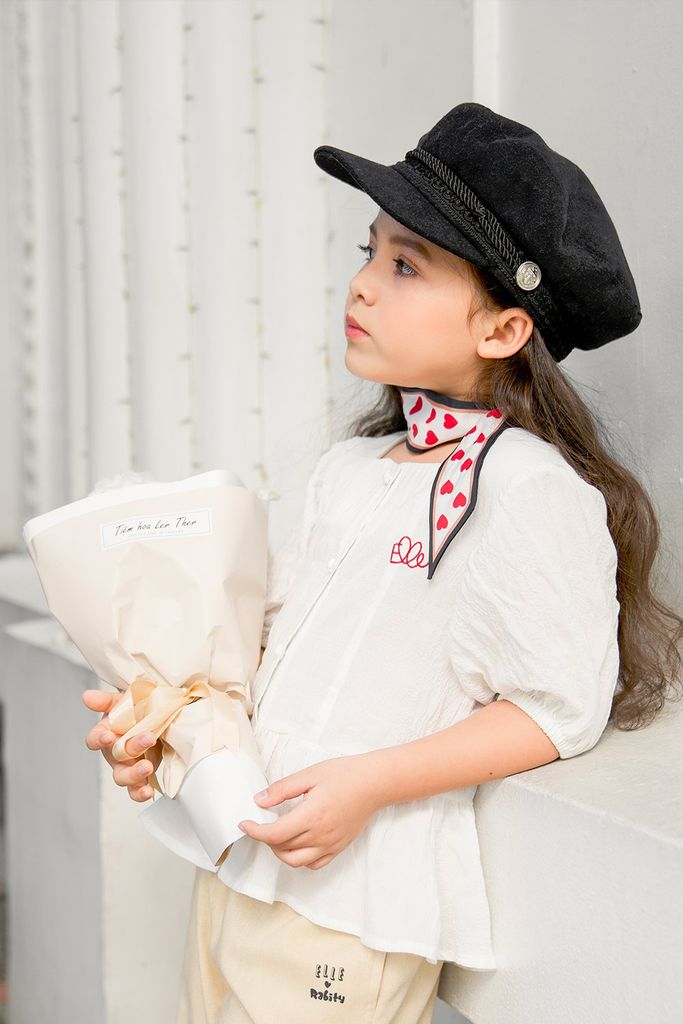 Áo kiểu bé gái Rabity x ELLE Kids- designed in Paris 90178