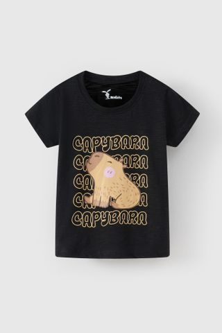 Áo thun ngắn tay Capybara bé trai/bé gái Rabity 900.074