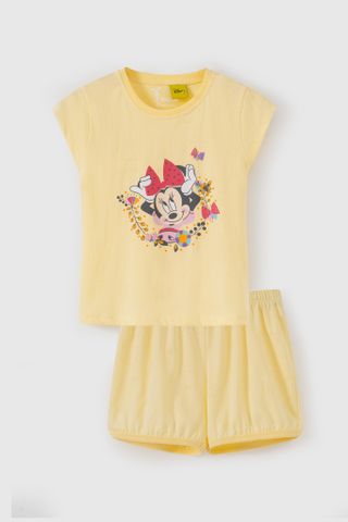Đồ bộ thun ngắn tay Minnie bé gái Rabity 5682