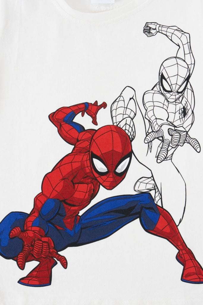 Áo thun ngắn tay Spider-man bé trai Rabity 500.004