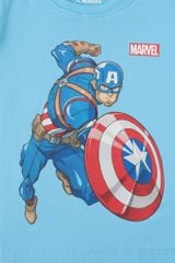 Áo thun ngắn tay Đội trưởng Mỹ Captain America bé trai Rabity 500.006