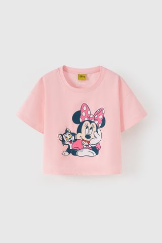 Áo thun ngắn tay Minnie bé gái Rabity 500.041