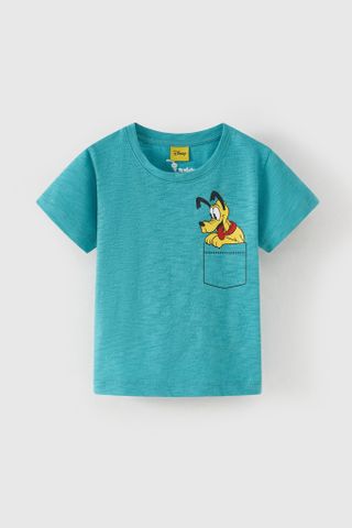 Áo thun ngắn tay chú chó Pluto bé trai Rabity 500.046