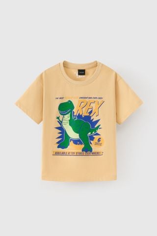 Áo thun ngắn tay Khủng long Rex bé trai Rabity 500.056