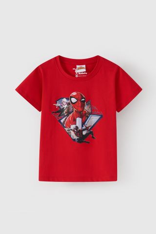 [Độc quyền Online] Áo thun tay ngắn Spider-Man Marvel bé trai Rabity 500.065