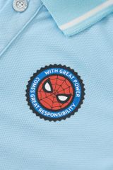 Áo thun polo cổ bẻ ngắn tay Spider-man bé trai Rabity 501.001