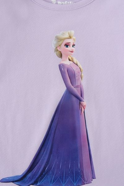 Áo thun ngắn tay Elsa bé gái Rabity 503.002