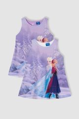 Đầm váy Elsa sát nách bé gái Rabity 5050