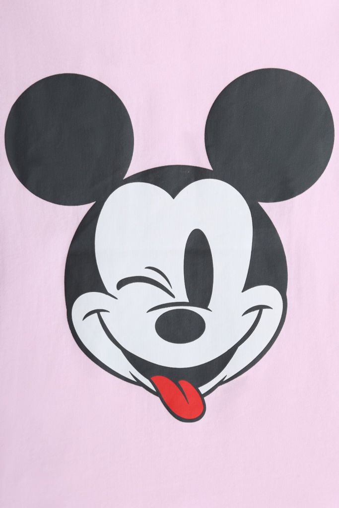 Áo thun Mickey ngắn tay bé gái Rabity 5125