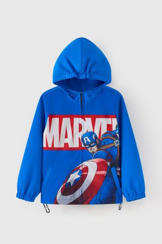 Áo khoác gió Captain America Marvel bé trai Rabity 522.004