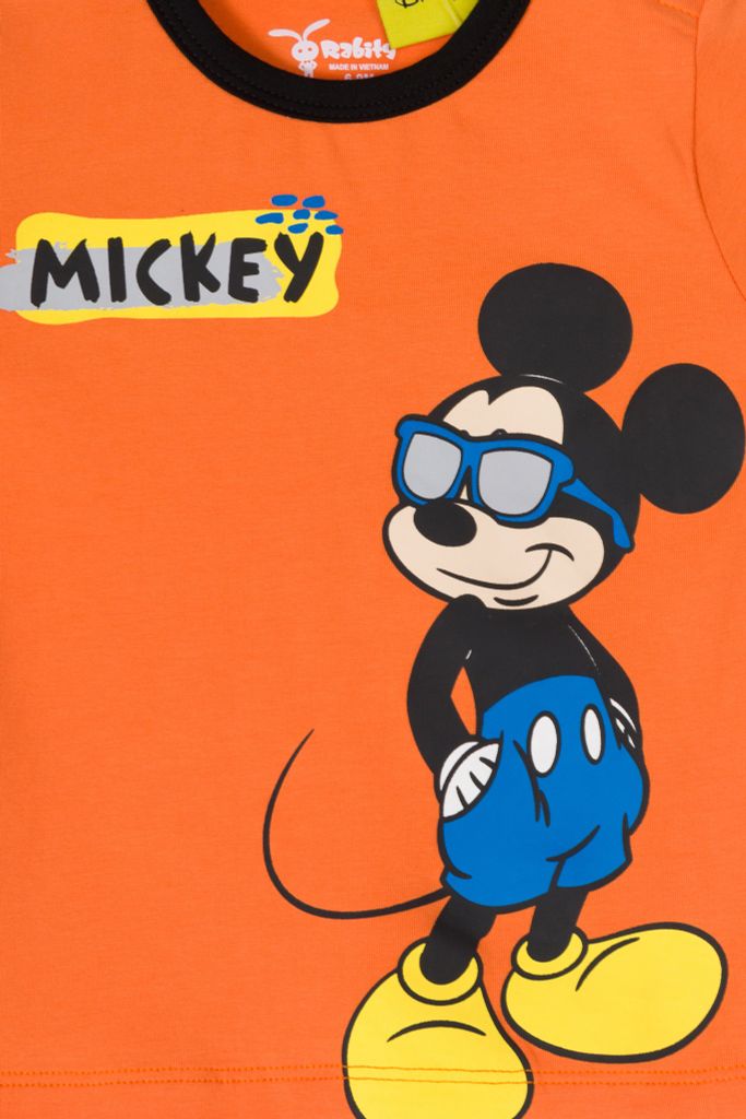 Bộ thun Mickey ngắn tay bé trai Rabity 5288