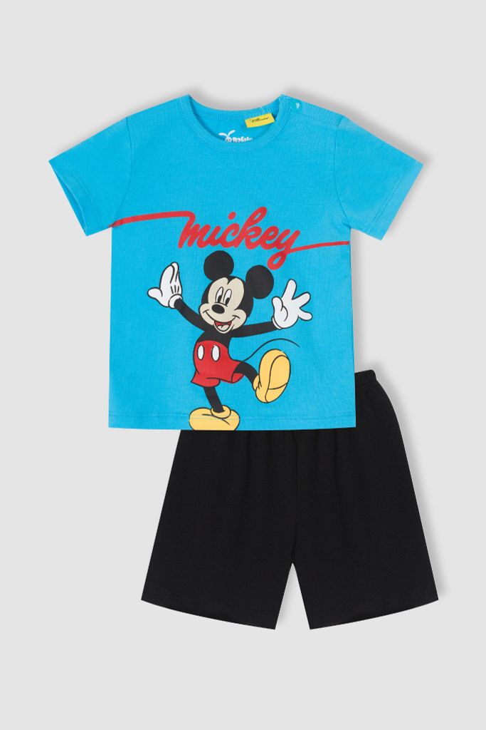 Bộ thun Mickey ngắn tay bé trai Rabity 5289