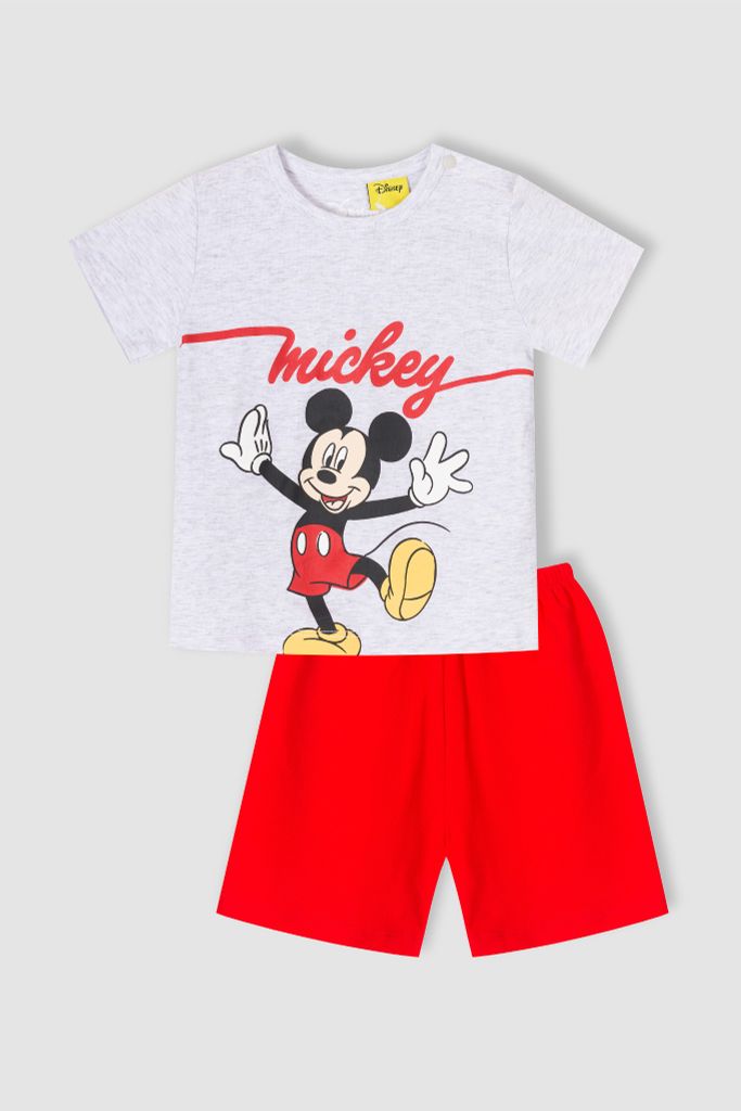 Bộ thun Mickey ngắn tay bé trai Rabity 5289