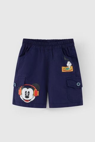 Quần short kaki Mickey bé trai Rabity 530.004