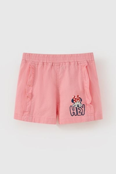 Quần short thô Minnie bé gái Rabity 532.001