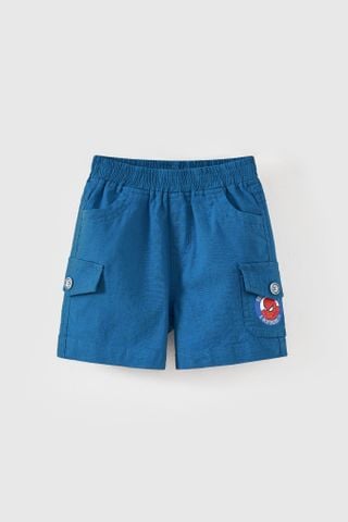 Quần short thô Spider-man bé trai Rabity 532.008