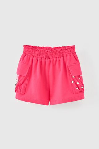 Quần short thun túi hộp Minnie Disney bé gái Rabity 533.012