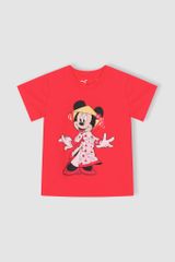 Áo thun Minnie ngắn tay bé gái Rabity 5341