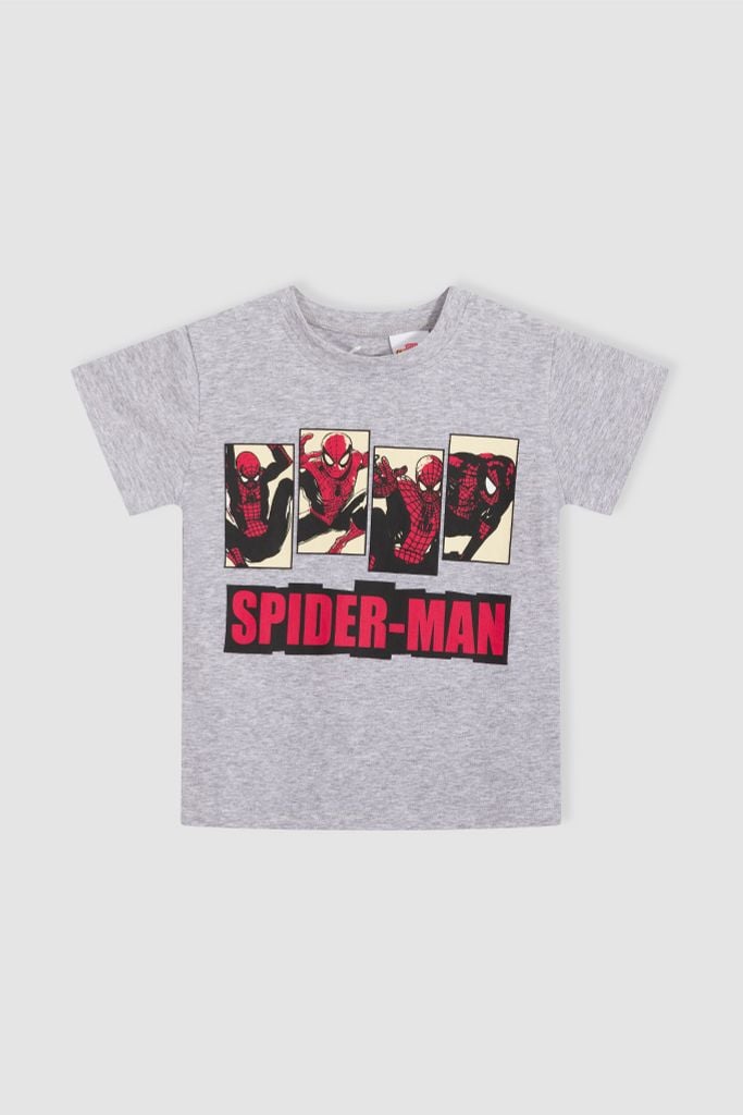 Áo thun Spider Man ngắn tay bé trai Rabity 5404