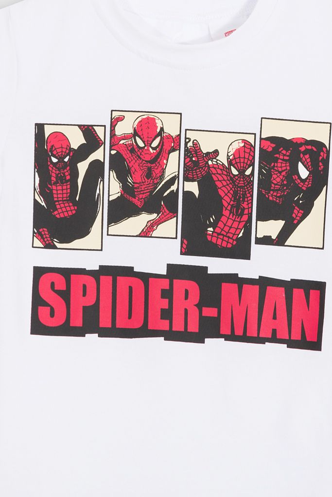 Áo thun Spider Man ngắn tay bé trai Rabity 5404