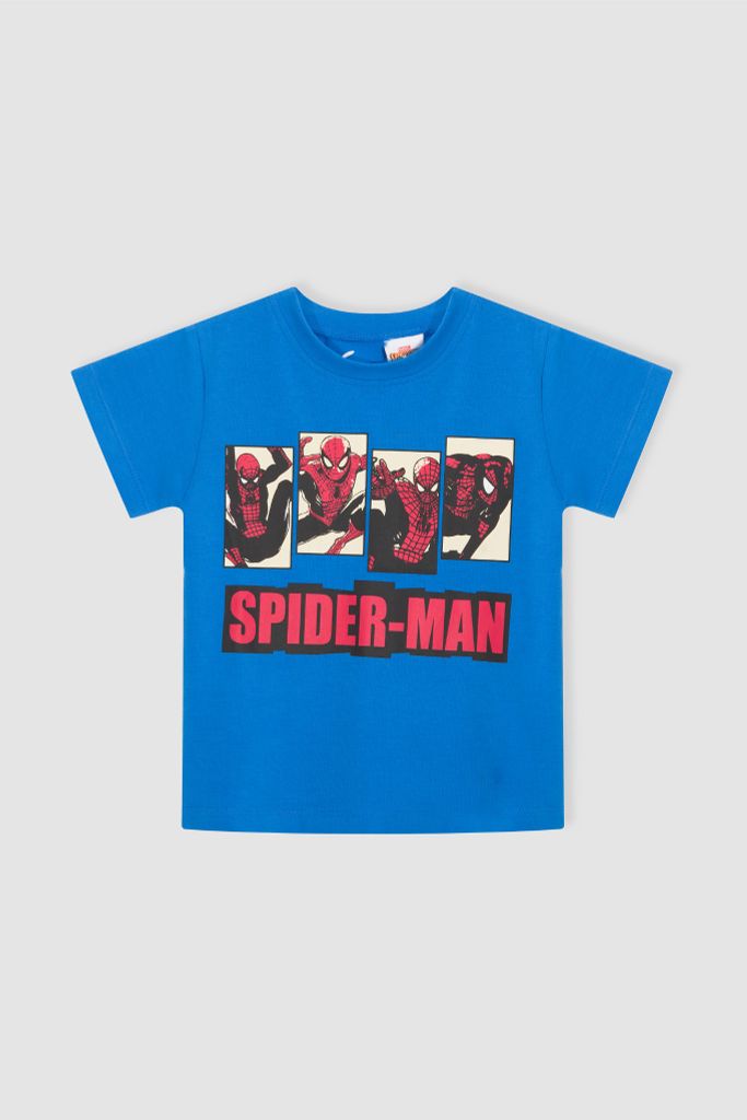 Áo thun Spider Man ngắn tay bé trai Rabity 5404