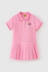 Đầm váy thun Polo ngắn tay Minnie bé gái Rabity 550.012