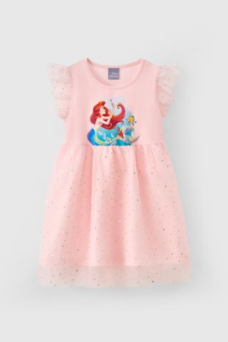 [Độc quyền Online] Đầm váy voan Nàng tiên cá ngắn tay bé gái Rabity 550.036