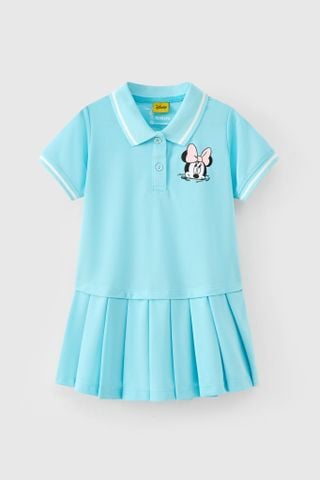 Đầm thun polo Minnie bé gái Rabity 550.074
