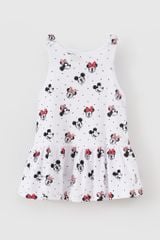Đầm váy thun sát nách Mickey & Minnie bé gái Rabity 552.001