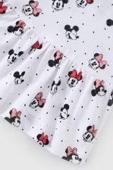 Đầm váy thun sát nách Mickey & Minnie bé gái Rabity 552.001