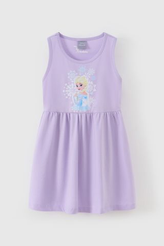 Đầm váy thun sát nách Elsa bé gái Rabity 552.002