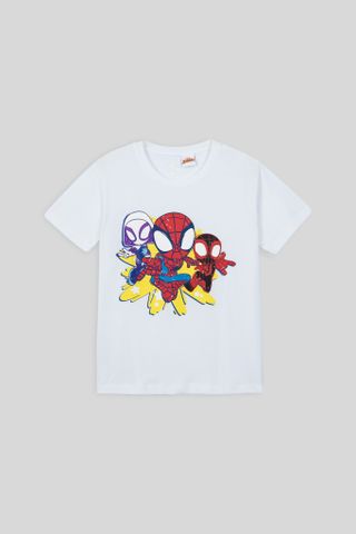 Áo thun ngắn tay Spider-man bé trai Rabity 5534