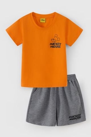 Đồ bộ thun ngắn tay Mickey bé trai Rabity 560.003
