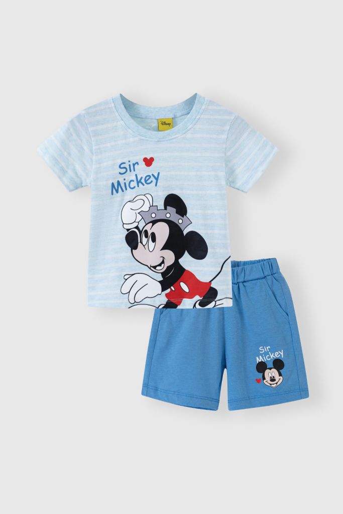 Bộ thun Mickey ngắn tay bé trai 5619