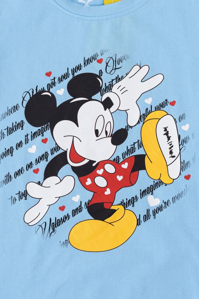 Áo thun Mickey ngắn tay bé trai Rabity 5650.01