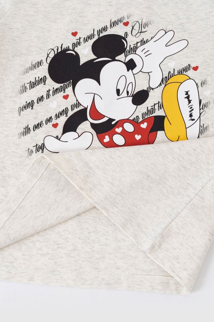 Áo thun Mickey ngắn tay bé trai Rabity 5650.01