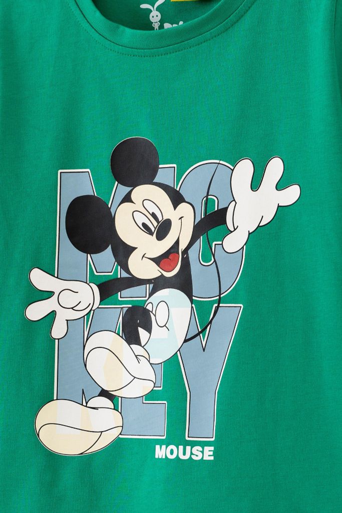 Áo thun Mickey ngắn tay bé trai Rabity 5651.01