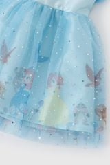 Đầm váy Công Chúa Elsa ngắn tay Rabity 5666