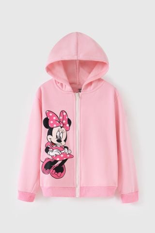Áo khoác nỉ bông bé gái Minnie Rabity 5668