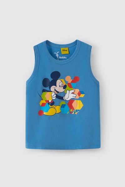 Áo thun sát nách Mickey bé trai Rabity 5679