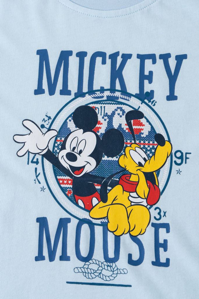 Bộ thun ngắn tay bé trai Mickey Rabity 5680