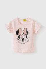 Áo thun ngắn tay bé gái Minnie Rabity 5686