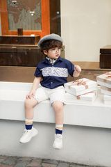 Quần short kaki bé trai Rabity x ELLE Kids- designed in Paris 80013