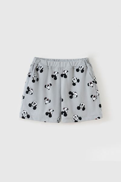 Quần short thun Mickey bé trai Rabity 5702