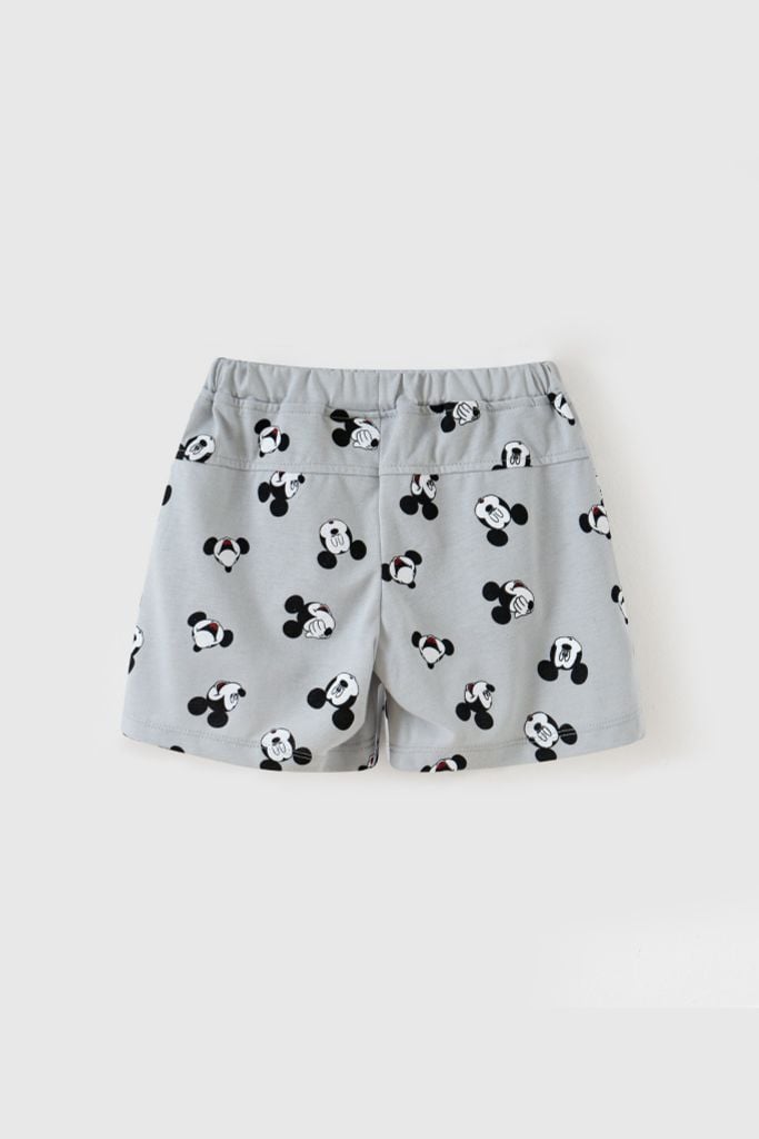 Quần short thun Mickey bé trai Rabity 5702