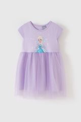 Đầm váy thun ngắn tay bé gái Elsa Rabity 5703