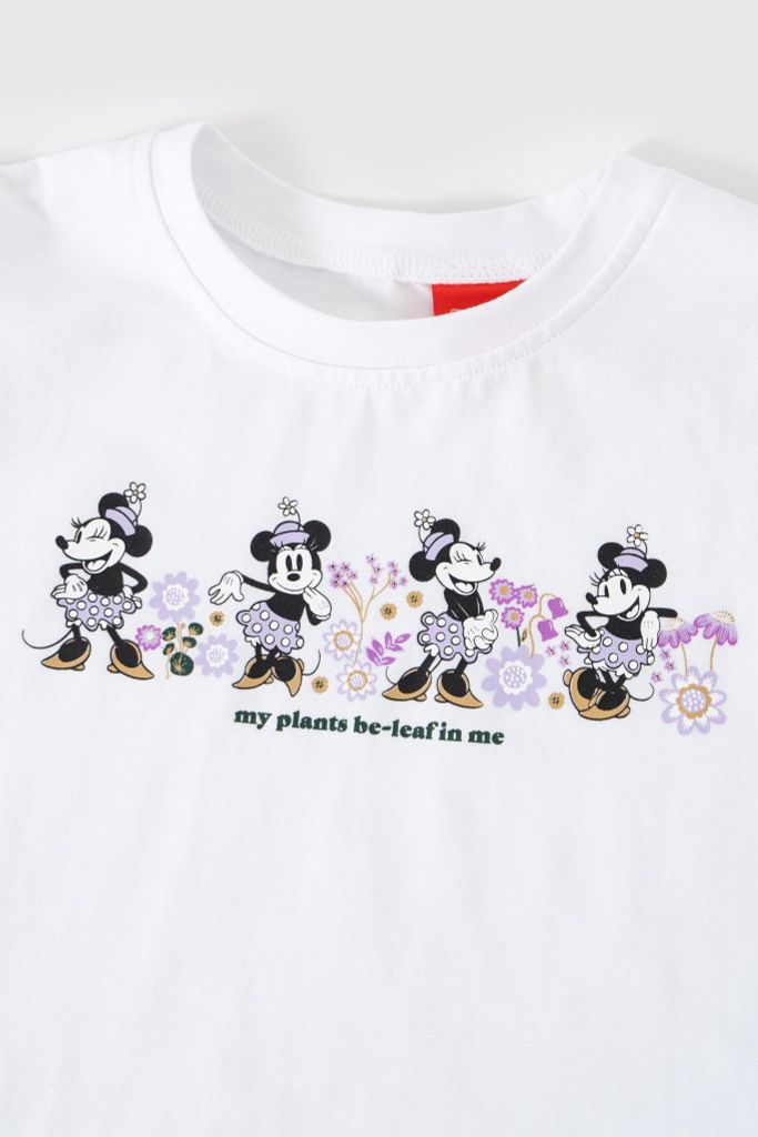 Bộ thun ngắn tay bé gái Minnie Rabity 5708